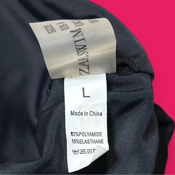 NWT Zaful Black Faux Front Tie Bikini Top. Size Large   ๐โ๏ธ๐โ๏ธ๐ - Picture 6 of 8